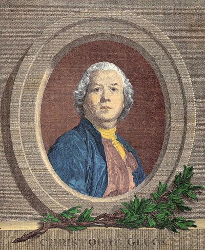 Christoph Willibald portréja, VON GLUCK lovag (1714-1787) német zeneszerző alkotó: Unknown artist