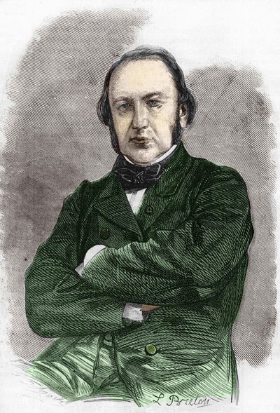 Claude Bernard (1813-1878) francia fiziológus portréja. alkotó: Unknown artist
