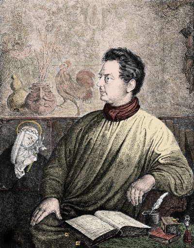 Clemens Brentano (1778-1842) német író és költő portréja - Clemens Maria Brentano portréja alkotó: Unknown artist