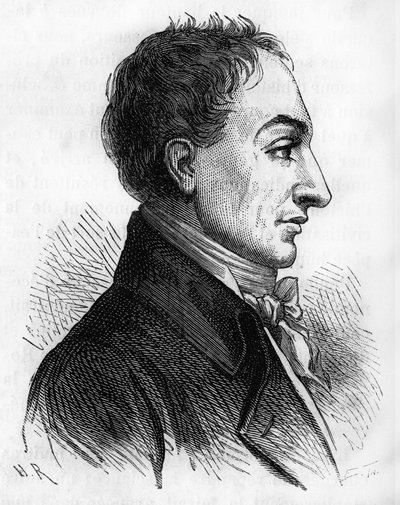 Constantin François de Chasseboeuf Comte de Volney portréja – Henri Martin „” Histoire de France” című filmjében, sd. 19. század. alkotó: Unknown artist