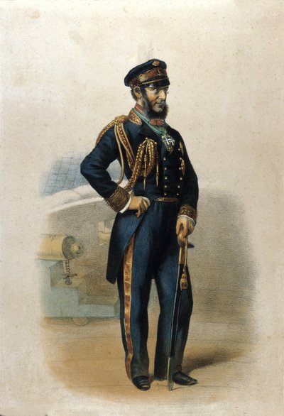 Carlo di Persano Pellion gróf (1806-1883), az Olasz United hazafiának portréja. alkotó: Unknown artist