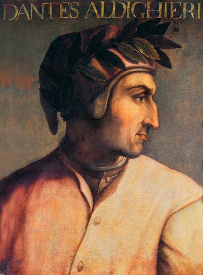 Dante Alighieri (1265-1321) portréja alkotó: Unknown artist