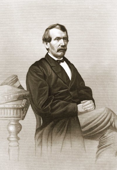 David Livingstone (1813-1873) portréja. alkotó: Unknown artist