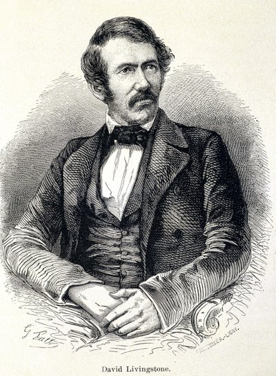 David Livingstone skót misszionárius (1813-1873) portréja alkotó: Unknown artist