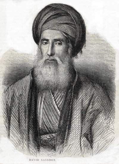 David Sassoon portréja 1792-1865 alkotó: Unknown artist