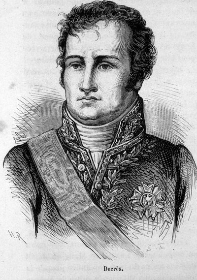 Denis Decres (1761-1820) francia tengerész portréja. alkotó: Unknown artist