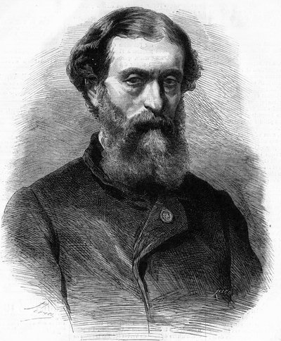 Don Eugenio de Ochoa (1833-1889) spanyol író és politikus portréja. alkotó: Unknown artist