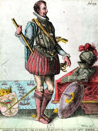 Don Juan Jose osztrák portré (1629-1679) Hollandia alelnöke 17. századi metszet Magángyűjtemény alkotó: Unknown artist