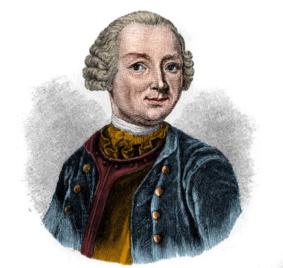 EWALD CHRISTIAN VON KLEIST (1715-1759) német költő portréja. alkotó: Unknown artist