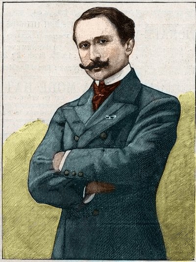 Edmond Rostand (1868-1918) francia költő és drámaíró portréja. alkotó: Unknown artist