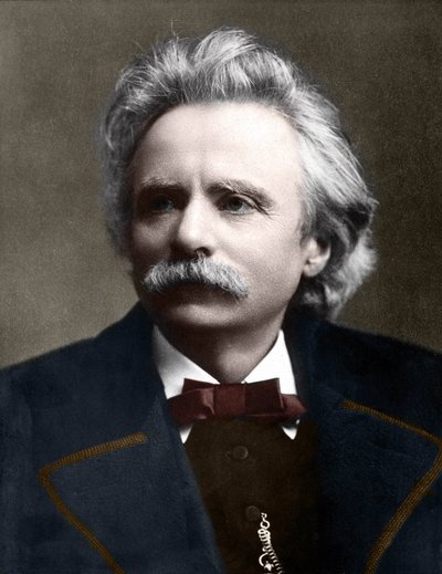 Edvard Grieg (1843-1907) norvég zeneszerző portréja. alkotó: Unknown artist
