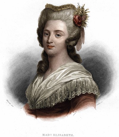 A Fülöp-szigeteki Erzsébet portréja, a francia Marie Hélène, „Madame Elisabeth” néven ismert, XVI. Lajos király (1764-1794) nővére alkotó: Unknown artist