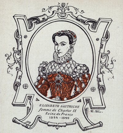 Osztrák Erzsébet (1554-1592), francia királyné portréja alkotó: Unknown Artist
