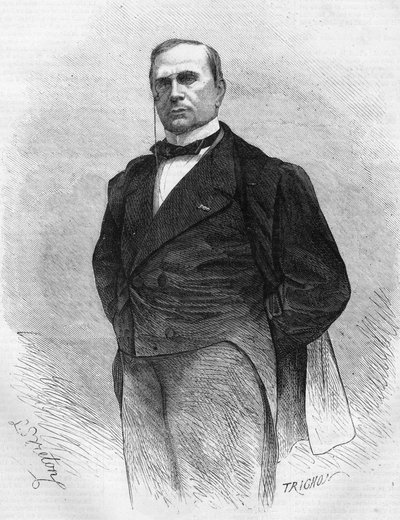 Emile de Girardin (1806-1881) francia publicista és politikus, a modern sajtó alapítója portréja. alkotó: Unknown artist