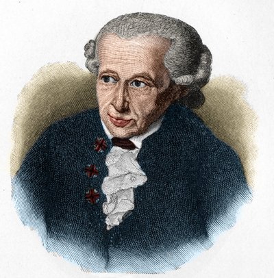 Emmanuel Kant portréja (Immanuel Kant alkotó: Unknown artist