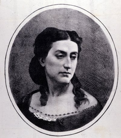 Erminia Frezzolini portréja. Olasz szoprán (1818-1884). alkotó: Unknown artist