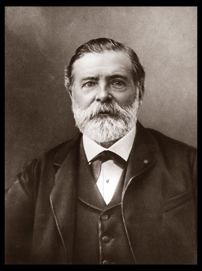 Etienne-Jules Marey (1830-1904) portréja; angol tudós és kronofotós; a vérnyomásmérő feltalálója, a fényképezés és a mozi úttörője. Fotó: Nadar, Paul (1856-1939). alkotó: Unknown artist