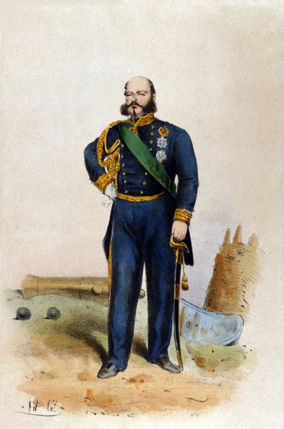 Eugenio di Savoia Carignano (1816-1888) portréja. alkotó: Unknown artist