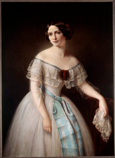 Fanny Cerrito (1817-1909) táncos Anonymous portréja. 19. századi Párizs. A Musee De l