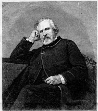 Francois Auguste Biard (1798-1882) francia festő portréja. Metszet a „” Le Monde Illustré”” 1318. számában, 1882. július 1.. alkotó: Unknown artist