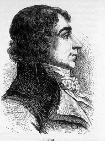 Francois Chabot (1759-1794) francia politikus portréja. alkotó: Unknown artist