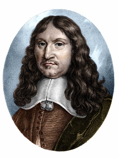 Francois Eudes de Mezeray (1610-1683) francia történész portréja. alkotó: Unknown artist