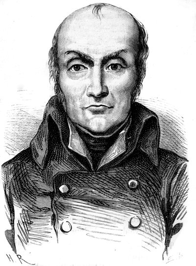 Francois Nicolas Appert, a bádogdoboz feltalálójának portréja – Louis Figuier „Az ipar csodái” c. alkotó: Unknown artist
