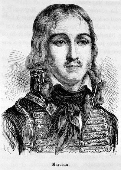 Francois Severin Desgraviers Marceau (1769-1796), francia tábornok portréja. alkotó: Unknown artist