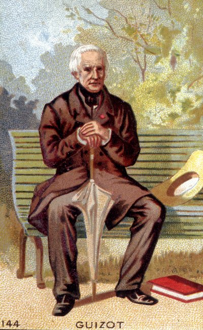 François Guizot (1787-1874) francia politikus és történész portréja. alkotó: Unknown artist
