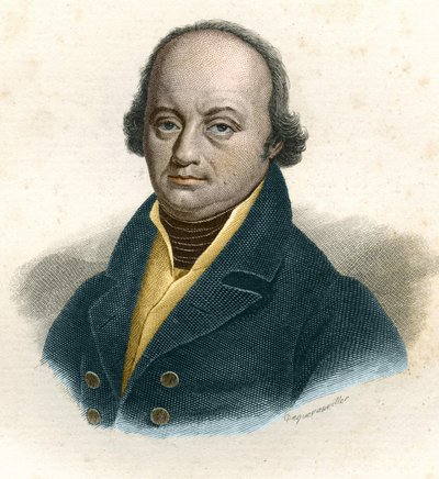 Franz-Joseph Gall (Franz Joseph) (1758 - 1828) német orvos portréja, metszet a XIX. alkotó: Unknown artist