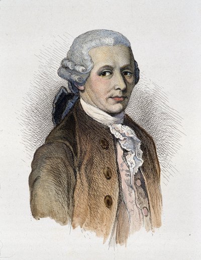 Franz Joseph Haydn (1732-1809) zeneszerző portréja.- metszet alkotó: Unknown artist