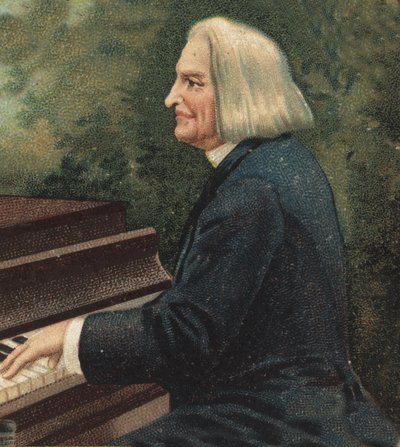 Liszt Ferenc (1811-1886) magyar zongoraszerző és zongoraművész portréja. alkotó: Unknown artist