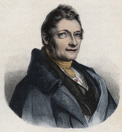 Franz Xaver Gabelsberger (1789-1849) angol feltaláló portréja alkotó: Unknown artist