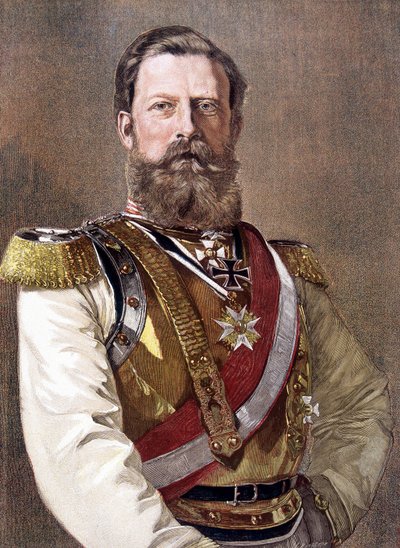 Frigyes (1831-1888), német császár és porosz király portréja. alkotó: Unknown artist