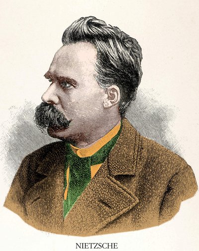 Friedrich Nietzsche (1844 - 1900) portréja. alkotó: Unknown artist
