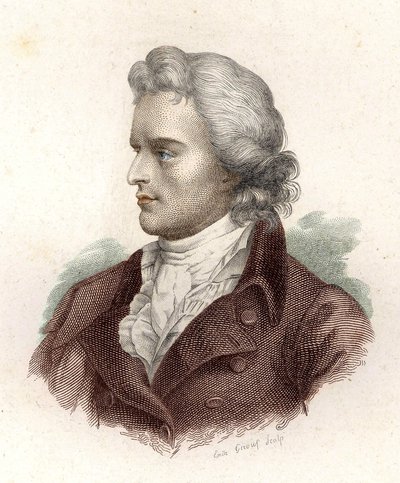 Friedrich von Schiller (1759-1805) portréja alkotó: Unknown artist