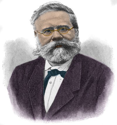 Fritz Reuter (1810-1874) német író portréja. alkotó: Unknown artist
