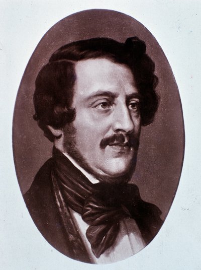 Gaetano Donizetti portréja (metszet) alkotó: Unknown artist