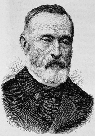 Clément Thomas tábornok (1809 - 1871) portréja. század végi metszet a „Histoire de France”-ban, H. Martin. alkotó: Unknown artist