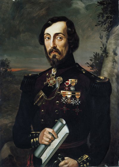 Giacomo Durando tábornok portréja (olaj, vászon) alkotó: Unknown Artist