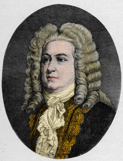 George Frederick Handel portréja (Georg Friedrich Handel alkotó: Unknown artist