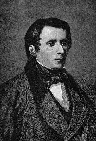 Giacomo Leopardi (1798-1837) olasz író portréja. alkotó: Unknown artist