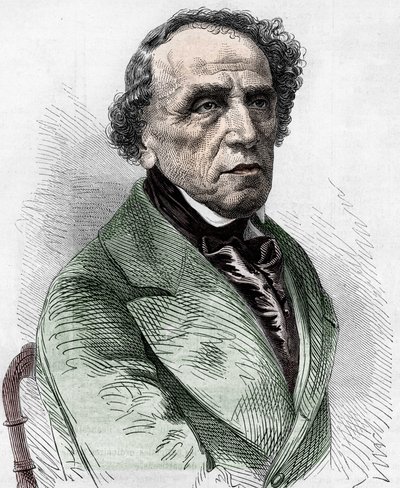 Giacomo Meyerbeer (1791-1864) német zeneszerző portréja. alkotó: Unknown artist