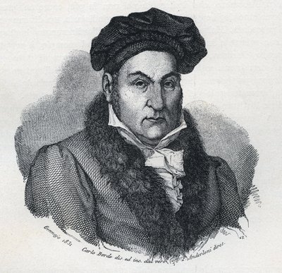 Giandomenico (Gian Domenico) Romagnosi (1761-1835) olasz filozófus és jogász portréja alkotó: Unknown artist