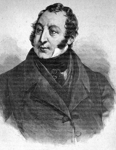 Gioacchino Rossini (1792-1868) portréja – a „” The Contemporains” című filmben, n.d. század vége. alkotó: Unknown artist