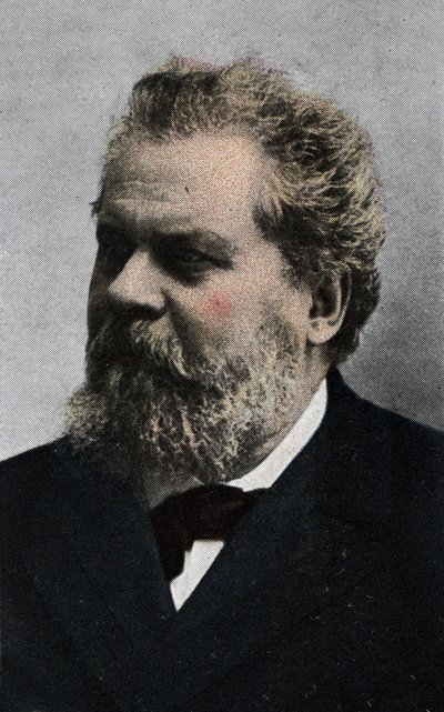 Giosue Carducci (1835-1907) olasz költő portréja 20. század eleji kromolitográfia alkotó: Unknown Artist