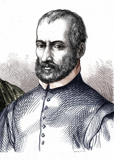 Giovanni Pierluigi da Palestrina (1525-1594) olasz zeneszerző portréja alkotó: Unknown artist