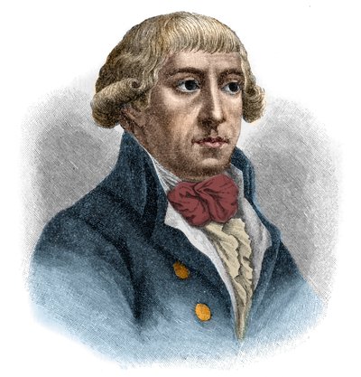 Gottfried August Burger portréja (Geoffroy Auguste Burger alkotó: Unknown artist
