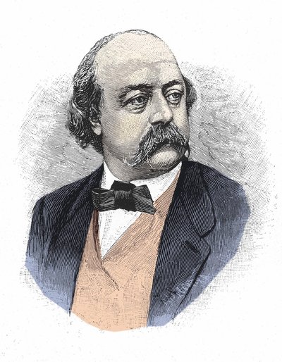 Gustave Flaubert (1821-1880) portréja. alkotó: Unknown artist