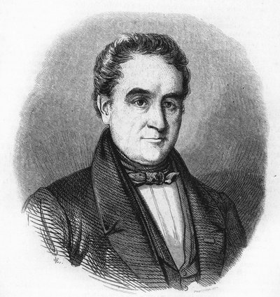 Hendrik Tollens portréja 1780-1856. holland költő. alkotó: Unknown artist